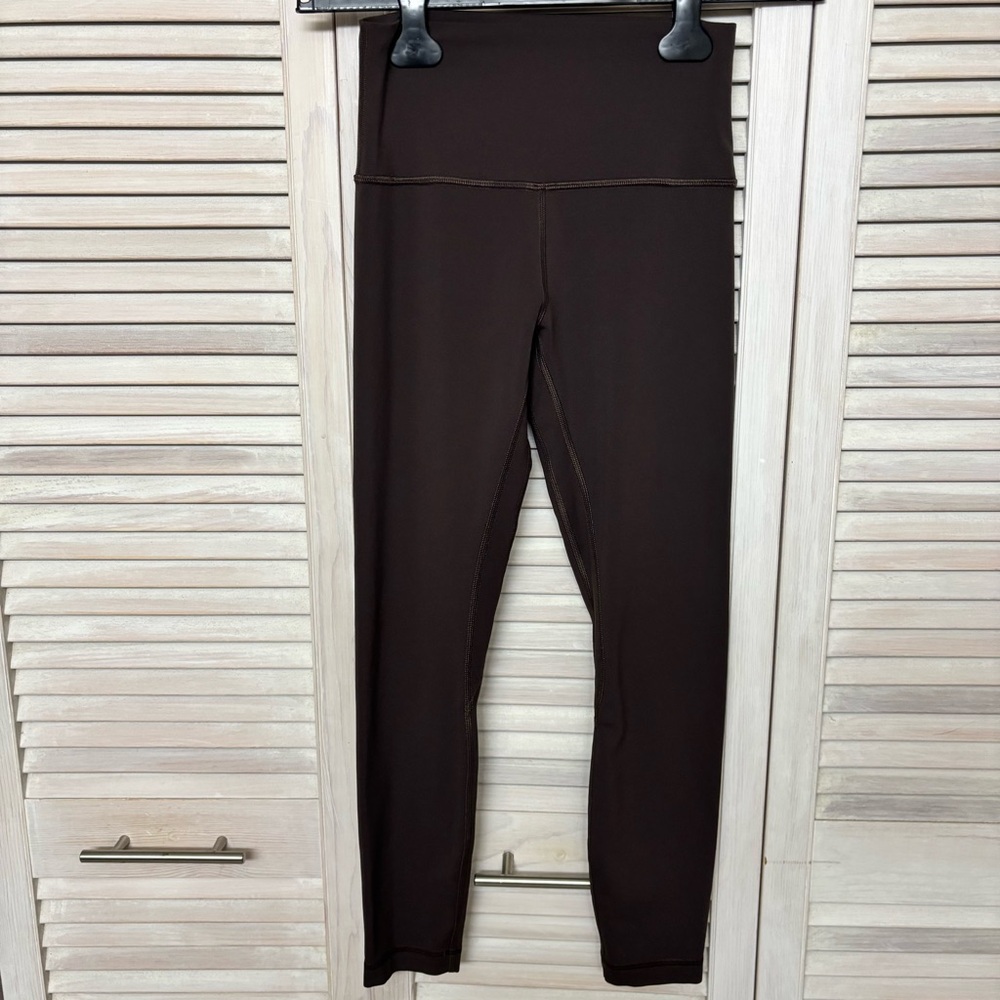 Lululemon espresso brown align leggings 6 25 - Picture 4 of 6
